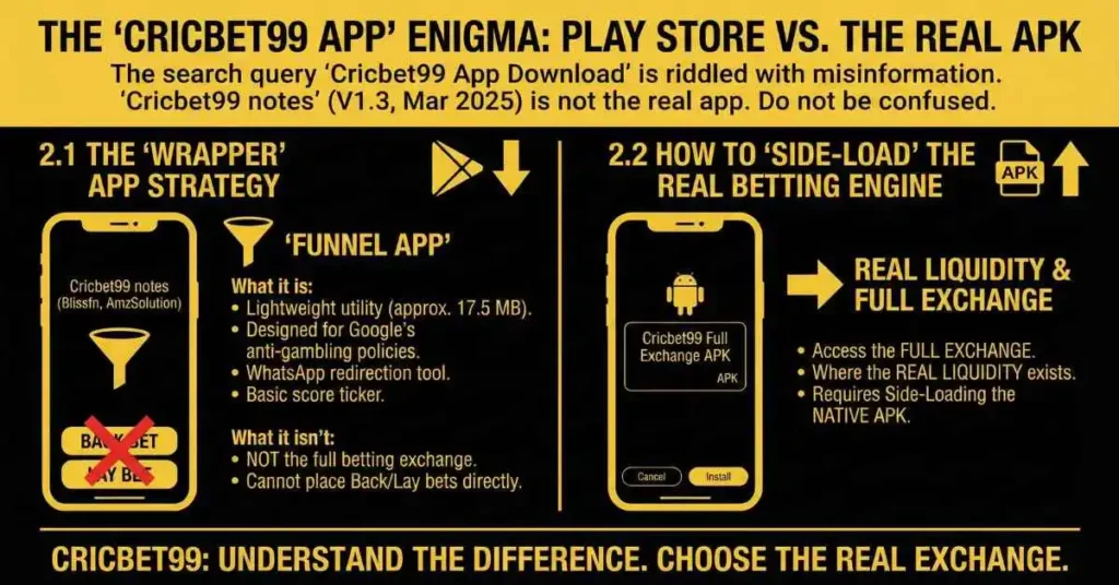 The "Cricbet99 App" Enigma: Play Store vs. The Real APK